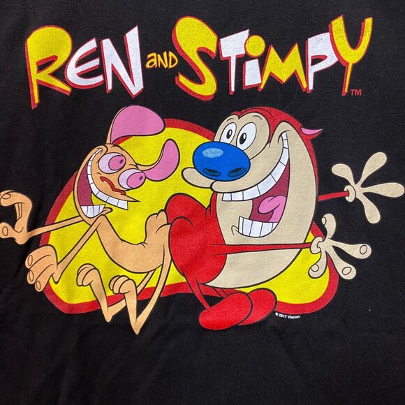 Ren and Stimpy Butt Buddy Animated Series Nickelodeon Tee XL - Picture 2 of 4